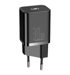 Зарядний пристрій - блок - мережний адаптер Baseus Super Si 30W 1 USB-C (CCSUP-J01) чорний