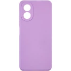 Силиконовый чехол Epik Candy Full Camera для Oppo A78 4G Сиреневый / Dasheen