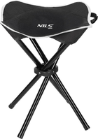 Taboret turystyczny Nils Camp NC3010 Black (5907695545227)