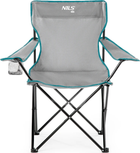 Krzeslo turystyczne Nils Camp NC3044 Grey (5907695521955)