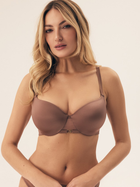 Biustonosz damski bez Push Up usztywniany Esotiq Influensa 42322-84X 70F Brązowy (5903972376720)
