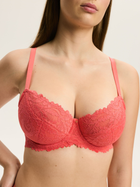 Biustonosz damski bez Push Up usztywniany Esotiq Lynn 42330-32X 80H Czerwony (5903972563793)