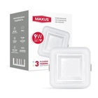 LED світильник MAXUS SDL 1-MAX-01-3-SDL-09-S 9W 3000/4100K квадрат