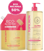 Zestaw olejków pod prysznic Topicrem Ultra Hydratant 1000 ml + Wkład wymienny Ultra Hydratant 1000 ml (3700281705805)