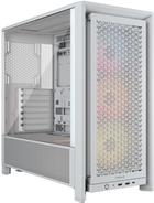 Корпус Corsair 4000D RS ARGB Frame Tempered Glass White (CC-9011297-WW)