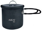 Garnek turystyczny aluminiowy Nils Camp NC4202 z pokrywką 1 litr (5908261683169)