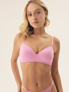 Biustonosz damski Push Up usztywniany Bloovii Saoui 43200-30X 65D Różowy (5903972578995)