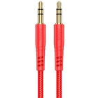 Кабель HOCO UPA24 Smooth AUX audio cable, 1m, red