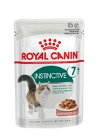 Вологий корм Royal Canin Instinctive +7 тонкі шматочки в соусі 85 г