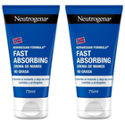 Zestaw kremów do rąk Neutrogena Double Fast Absorbing 2 x 75 ml (3574661813370)