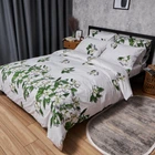 Комплект постельного белья Moon&Star Бязь Gold Люкс «Wisteria White» Семейные 160х220х2 наволочки 2х50х70 (MS-820007486)