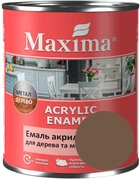 Эмаль акриловая Maxima для дерева и металла, шелковисто-матовая 2.3 кг Орех (4823083313678)