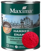 Емаль антикорозійна Maxima по металу 3в1, молоткова 2.3 кг Бордо (4823083307028)