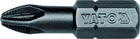 Біта торцева PZ2x25мм, 1/4", (6,35мм), (50шт), AISI S2, NON SLIP SYSTEM, YT-7811, Yato