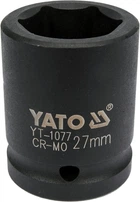 Головка торцева 3/4" 27мм L=53мм, 6гр, ударна, CrMo, YT-1077, Yato