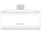 Универсальная мобильная батарея 5000 mAh, Baseus Compact, White, 20 Вт, 2xType-C (PD 3.0), LED индикатор заряда (PPWC05T)