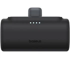 Универсальная мобильная батарея 5000 mAh, Baseus Compact, Black, 20 Вт, Type-C / Lightning, LED индикатор заряда (PPWC05I)