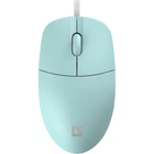 Проводная мишка Defender Azora MB-241 3кн 1200dpi USB Blue (52243)