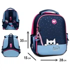 Рюкзак шкільний каркасний з ортопедичною спинкою YES H-100 Meow-Meow (000995064)
