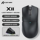 Ігрова бездротова миша Attack Shark X11 Black