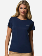 Спортивна футболка жіноча Columbia Zero Rules Light SS Crew 2131723464 XS Темно-синя (195982263311)