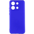 Чехол для Xiaomi Redmi Note 13 Pro 4G GETMAN TPU Liquid Silk Full Camera Синий/Iris