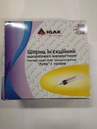 Шприц Ігар 1.0 мл, 3-компонентний, знімна голка 0,4х13мм