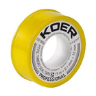 ФУМ стрічка для газу KOER ST-02 15M*0.1mm* 12mm (KR0120)