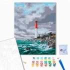 Картина по номерам "Морской маяк" 40*50 см 10582-AC