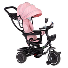 Триколісний велосипед EcoToys з поворотним сидінням і дашком JM-066-9 Рожевий (5903769974146)