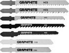 Zestaw brzeszczotów do wyrzynarki Graphite typ T 10 szt 57H755 (5902062577559)