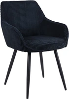 Стілець для кухні та вітальні Vetro Mebel M-240 Чорний (M-240-black/black)