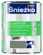 Эмаль Sniezka Supermal масляно-фталевая пепельный F585 0.8 л