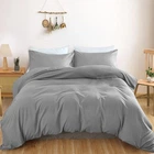 Комплект постільної білизни MirSon полуторний 143x210 см Light Pro 10-004 Gray Satin (2200010170528)