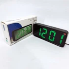 Годинник настільний DT-6508 з будильником і USB-зарядкою із зеленим підсвічуванням, лід годинник настільний