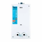 Газова колонка димохідна Thermo Alliance 10 л біле скло водонагрівач для нагріву води газовий водонагрівач (598989)