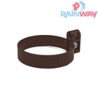 Кронштейн (хомут) для водосточной трубы RAINWAY 90 система Коричневый