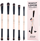 Набір пензлів для макіяжу Jessup Makeup Lover T509 Двосторонні 5 шт Світло-персиковий (ZES6976074375099)