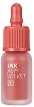 Pomadka w płynie Peripera Ink Airy Velvet matowa 03 Cartoon Coral 4 g (8800255681588)