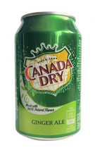 Імбирний ель б/а Canada Dry Ginger Ale 330 мл