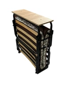 Раскладная кровать ортопедическая Венеция с матрасом на ламелях (193x77x34см)