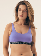 Góra od stroju kąpielowego damska sportowa Bloovii Summervibes 42939-54X M Fioletowa (5903972546574)