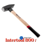 Молоток Intertool 800 г ручка ясен (HT-0255)