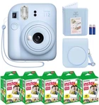 Набор Fujifilm INSTAX Mini 12 Pastel Blue голубая фотокамера мгновенной печати / картриджи 50 фото / чехол / альбом 64 фото Голубой