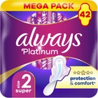 Гигиенические прокладки Always Platinum Super Размер 2 42 шт (8700216784443)