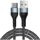 Кабель WUW-X213 USB Type-C для зарядки и передачи данных 2.4A, 1 м Black