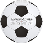 Przenośny głośnik Music Angel Football Black-White (5905923645206)
