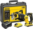 Пила шабельна акумуляторна STANLEY FATMAX 18В SFMCS300D2K з 2 акумуляторами, заряд.прист.та кейсом
