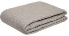 Narzuta Homla Bristles w pikowane pasy Szara 200 x 220 cm (5906496715693)