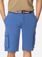 Spodenki męskie cargo bawełniane Lee Cooper Simone-9802 30 Niebieskie (5905991723233)